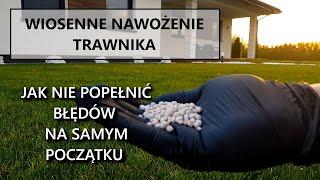 NAWOŻENIE TRAWNIKA (trawnik po zimie, trawnik na wiosnę, wiosenne nawożenie trawnika, trawnik)