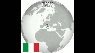 now vs then of Italy , #shorts, #countryballs
