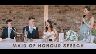 The BEST Maid of Honour Speech