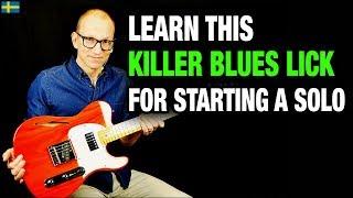 How to start a Slow Blues Solo