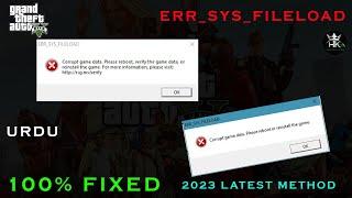 [FIX] ERR_SYS_FILELOAD Corrupt Game Data in GTA 5 - HK GAMING