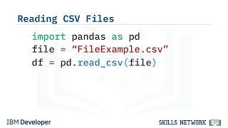 Lecture No 24 : Working with different file formats (csv, xml, json, xlsx)