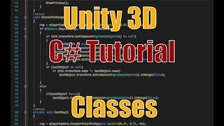 Unity 3D - C# Tutorial Part1 - Classes