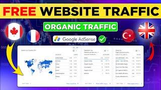 Free Website Traffic 2024 | Unlimited Organic Website Traffic for Free | AdSense Approved