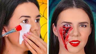 100+ MAKE-UP-TIPPS FÜR MÄDELS || SFX Make-up Tutorial und essbare Make-up-Streiche auf 123GO! SCHOOL