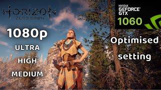 Horizon Zero Dawn Benchmark | GTX 1060 6GB | Medium-High-Ultra-Custom