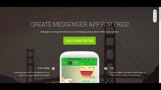 How To Create Messenger App For Android || How To Create Android App Without Coding