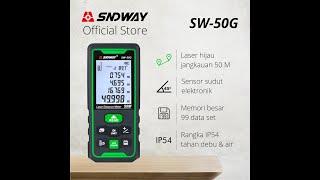 SNDWAY Digital Green Laser Meter 50/70/100 Meters SW-50/70/100G Outdoor Green Laser