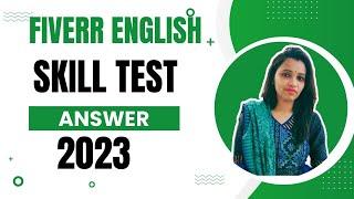 Fiverr English skill test Question & Answers|100% Pass|| Fiverr SEO Skill Test 2023| @tdtechnical37