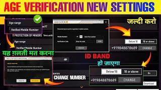 New Update Setting  Age Verification Free Fire FF Max India Return | Age Verification FF New Update