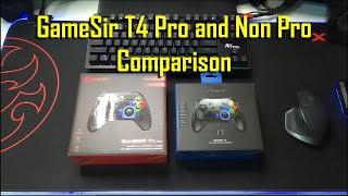 GameSir T4 Pro vs GameSir T4 Non Pro | Unboxing and Comparison