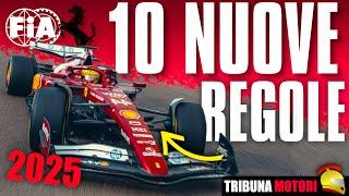 10 NUOVE REGOLE DEL 2025 IN FORMULA 1