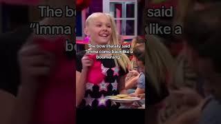 That bow is a boomerang 🪃#randomvid #idk #jojosiwa #funny