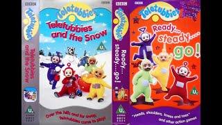 Teletubbies and the Snow (BBCV 6837) / Ready... Steady... Go! (BBCV 6924) 1999 - 2000 UK VHS