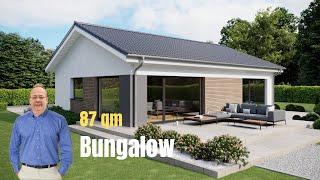 Bungalow schlüsselfertig aus Polen | Haustour durch einen Bungalow mit 87 m²