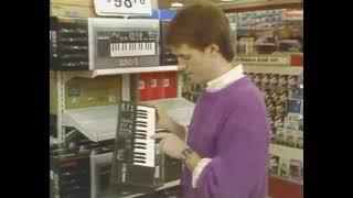 1986 Walmart Commercial  - Casio SK-1 Keyboard