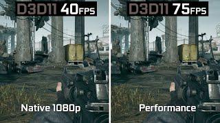 GTX 1050 Ti  - FidelityFX Super Resolution - Benchmark Comparison - Terminator Resistance