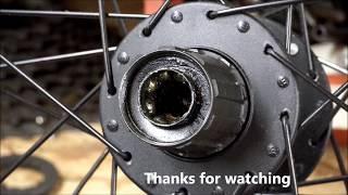 How to Remove a freehub body