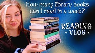 I DNF'd my TBR to Read Library Books for a Week | Reading Vlog