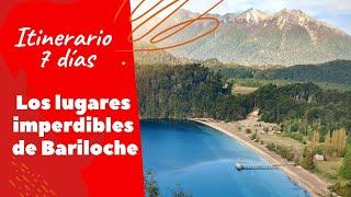  ¿QUÉ HACER EN BARILOCHE EN 7 DÍAS? - Itinerario y guía de viaje de Bariloche Argentina