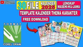 TEMPLATE KALENDER 2025 | DOWNLOAD TEMPLATE KALENDER TERBARU