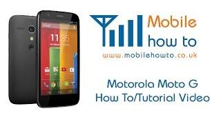 How To Manage Email Settings - Motorola Moto G