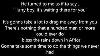 Toto - Africa LYRICS