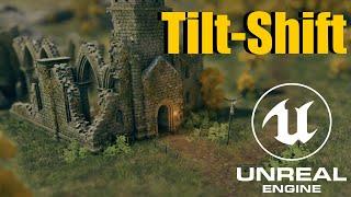 Immersive Camera in UE5. Tilt-Shift Effect