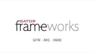 Gator Frameworks - Round Base Desktop Microphone Stand (GFW-MIC-0600)