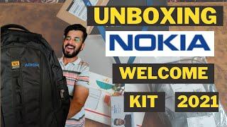 Unboxing Welcome Kit for Nokia Employees 2021  | Work From Home Kit | HP Elitebook 840 G7 Laptop