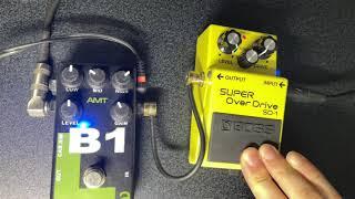 AMT B1 preamp pedal | with BOSS SD1 \m/!