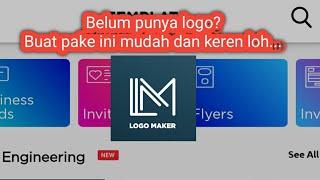 Cara membuat logo mudah di HP android menggunakan logo maker app tanpa watermark dan tanpa ribet