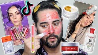 Testing More VIRAL Skincare Products! NYX, Fenty, Thayers, d'Alba, Bubble Skincare