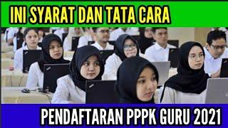 Syarat dan Cara Daftar PPPK Guru 2021