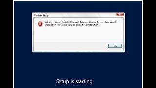 Carah mengatasi Windows cannot find the Microsoft Software License Terms || Indonesia.