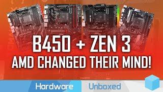 AMD Backtracks: B450, X470 Motherboards WILL Now Support Zen 3!