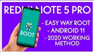 REDMI NOTE 5 PRO | ANDROID 11 | CUSTOM ROM | INSTALL MAGISK | ROOT YOUR DEVICE EASILY | 2021 METHOD