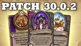 Patch  30.2 Trinket Time! Hearthstone Battlegrounds