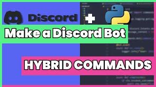 Convert commands to Discord's Slashcommands using hybrid commands