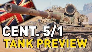 World of Tanks || Centurion 5/1 RAAC - Tank Preview