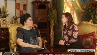 24Oras: One-on-one interview ni Mel Tianco kay dating unang ginang Imelda Marcos