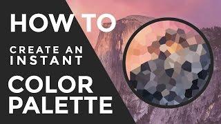 How to create an instant color palette in Adobe Illustrator | By GDB