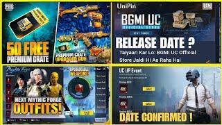 Finally Next Premium Crate Leaks  Unipin Bgmi Release Date | Next Mythic Forge Bgmi |Bonus Uc Event