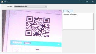 C# Tutorial - QR Code Scanner using Webcam in C# | FoxLearn