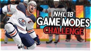 NHL 18: ALL GAME MODES CHALLENGE