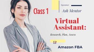 Amazon Virtual Assistant training for beginners Class 1 || free full course || urdu / hindi