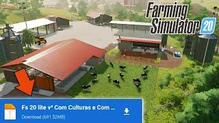 Brazil  Lite Map Mod in Fs 20 || Fs 20 Map Download Link || 4U Farming