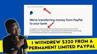 Paypal Limited Account Fix Tutorial  -  Get Your Money Out Now