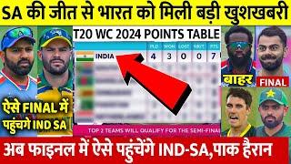WORLD CUP 2024 Points Table | SA की जीत के बाद Points Table मे हुए खतरनाक बदलाव IND खुश AUS सदमे मे