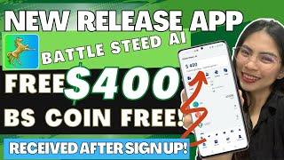 FREE $400 AIRDROP BATTLE STEED AI! | BS WALLET QUANTITATIVE TRADING AI ROBOT!